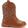 imageBMCiTYBM Girls Cowgirl Boots UnisexChild Mid Calf Toddler Cowboy Boots Little Kids Western Boots Round Toe All Seasons Shoes2camel