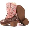 imageBMCiTYBM Girls Cowgirl Boots UnisexChild Mid Calf Toddler Cowboy Boots Little Kids Western Boots Round Toe All Seasons ShoesPinkBrown