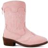 imageBMCiTYBM Girls Cowgirl Boots UnisexChild Mid Calf Toddler Cowboy Boots Little Kids Western Boots Round Toe All Seasons ShoesPointypink