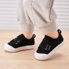 imageBMCiTYBM Toddler Baby Canvas Shoes Boys Girls Walking Sneakers6black