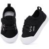 imageBMCiTYBM Toddler Baby Canvas Shoes Boys Girls Walking Sneakers6black