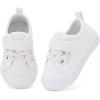 imageBMCiTYBM Toddler Baby Canvas Shoes Boys Girls Walking Sneakers6white