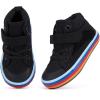imageBMCiTYBM Toddler Baby Canvas Shoes Boys Girls Walking SneakersMulticoloured Black