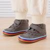 imageBMCiTYBM Toddler Baby Canvas Shoes Boys Girls Walking SneakersMulticoloured Grey