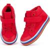 imageBMCiTYBM Toddler Baby Canvas Shoes Boys Girls Walking SneakersMulticoloured Red
