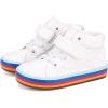imageBMCiTYBM Toddler Baby Canvas Shoes Boys Girls Walking SneakersMulticoloured White