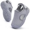 imageBMCiTYBM Baby Boy Girl Closed Toe Summer Sandals Lightweight Shoes Infant NonSlip First Walking Sneakers 6 9 12 18 24 MonthsAgrey