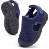 imageBMCiTYBM Baby Boy Girl Closed Toe Summer Sandals Lightweight Shoes Infant NonSlip First Walking Sneakers 6 9 12 18 24 MonthsAnavy
