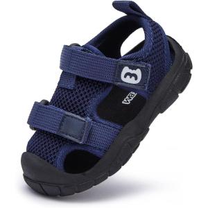 imageBMCiTYBM Baby Boy Girl Closed Toe Summer Sandals Lightweight Shoes Infant NonSlip First Walking Sneakers 6 9 12 18 24 MonthsBnavy