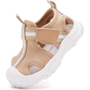 imageBMCiTYBM Baby Boy Girl Closed Toe Summer Sandals Lightweight Shoes Infant NonSlip First Walking Sneakers 6 9 12 18 24 MonthsEcamel