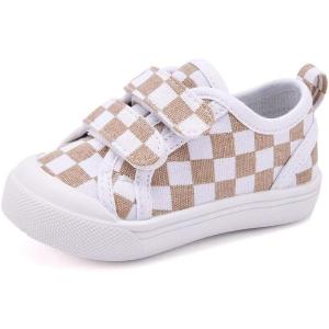 imageBMCiTYBM Toddler Baby Canvas Shoes Boys Girls Walking Sneakers5camel