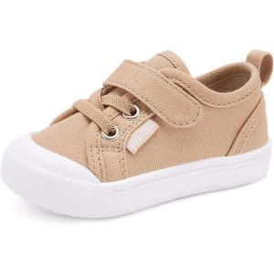 imageBMCiTYBM Toddler Baby Canvas Shoes Boys Girls Walking Sneakers6camel