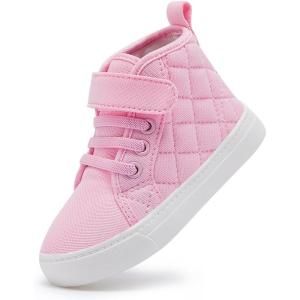 imageBMCiTYBM Toddler Baby Canvas Shoes Boys Girls Walking Sneakers7pink