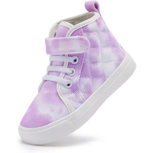 imageBMCiTYBM Toddler Baby Canvas Shoes Boys Girls Walking Sneakers7purple