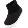 imageBMCiTYBM Baby Boy Girl Snow Boots Infant Warm Winter Booties Slip On Lightweight Outdoor Indoor Sock Shoes for First Walkers 6 9 12 18 24 MonthsAblack