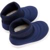 imageBMCiTYBM Baby Boy Girl Snow Boots Infant Warm Winter Booties Slip On Lightweight Outdoor Indoor Sock Shoes for First Walkers 6 9 12 18 24 MonthsAnavy Blue