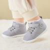 imageBMCiTYBM Baby Boy Girl Snow Boots Infant Warm Winter Booties Slip On Lightweight Outdoor Indoor Sock Shoes for First Walkers 6 9 12 18 24 MonthsBgrey