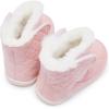 imageBMCiTYBM Baby Snow Boots Boys Girls Winter Warm Shoes Lightweight Outdoor Shoes for Infant Toddler 6 9 12 18 24 MonthsApink