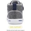 imageBMCiTYBM Baby Walking Shoes Boy Girl High Top Sneakers Infant First Shoes for Learning to Walk 6 9 12 18 24 MonthsAnavy
