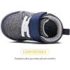 imageBMCiTYBM Baby Walking Shoes Boy Girl High Top Sneakers Infant First Shoes for Learning to Walk 6 9 12 18 24 MonthsAnavy