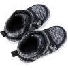 imageBMCiTYBM Baby Walking Shoes Boy Girl High Top Sneakers Infant First Shoes for Learning to Walk 6 9 12 18 24 MonthsBblack