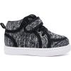 imageBMCiTYBM Baby Walking Shoes Boy Girl High Top Sneakers Infant First Shoes for Learning to Walk 6 9 12 18 24 MonthsBblack