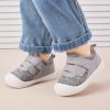 imageBMCiTYBM Baby Walking Shoes Boy Girl High Top Sneakers Infant First Shoes for Learning to Walk 6 9 12 18 24 MonthsCgrey