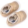 imageBMCiTYBM Baby Walking Shoes Boy Girl High Top Sneakers Infant First Shoes for Learning to Walk 6 9 12 18 24 MonthsCkhaki