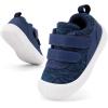 imageBMCiTYBM Baby Walking Shoes Boy Girl High Top Sneakers Infant First Shoes for Learning to Walk 6 9 12 18 24 MonthsCnavy