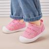 imageBMCiTYBM Baby Walking Shoes Boy Girl High Top Sneakers Infant First Shoes for Learning to Walk 6 9 12 18 24 MonthsCpink