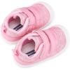 imageBMCiTYBM Baby Walking Shoes Boy Girl High Top Sneakers Infant First Shoes for Learning to Walk 6 9 12 18 24 MonthsCpink
