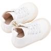 imageBMCiTYBM Baby Walking Shoes Boy Girl High Top Sneakers Infant First Shoes for Learning to Walk 6 9 12 18 24 MonthsDwhite