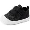 imageBMCiTYBM Baby Walking Shoes Boy Girl High Top Sneakers Infant First Shoes for Learning to Walk 6 9 12 18 24 MonthsCblack