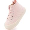 imageBMCiTYBM Baby Walking Shoes Boy Girl High Top Sneakers Infant First Shoes for Learning to Walk 6 9 12 18 24 MonthsDpink