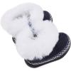 imageBMCiTYBM Baby Snow Boots Infant Boy Girl Winter Boots Nonslip Lightweight Outdoor Warm Shoes for Cold Weather 6 9 12 18 24 MonthsInfantToddlerAnavy Blue