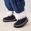imageBMCiTYBM Baby Snow Boots Infant Boy Girl Winter Boots Nonslip Lightweight Outdoor Warm Shoes for Cold Weather 6 9 12 18 24 MonthsInfantToddlerAnavy Blue