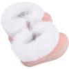 imageBMCiTYBM Baby Snow Boots Infant Boy Girl Winter Boots Nonslip Lightweight Outdoor Warm Shoes for Cold Weather 6 9 12 18 24 MonthsInfantToddlerApink