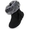 imageBMCiTYBM Baby Snow Boots Infant Boy Girl Winter Boots Nonslip Lightweight Outdoor Warm Shoes for Cold Weather 6 9 12 18 24 MonthsInfantToddlerBblack