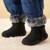 imageBMCiTYBM Baby Snow Boots Infant Boy Girl Winter Boots Nonslip Lightweight Outdoor Warm Shoes for Cold Weather 6 9 12 18 24 MonthsInfantToddlerBblack