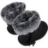 imageBMCiTYBM Baby Snow Boots Infant Boy Girl Winter Boots Nonslip Lightweight Outdoor Warm Shoes for Cold Weather 6 9 12 18 24 MonthsInfantToddlerBblack