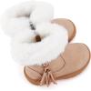 imageBMCiTYBM Baby Snow Boots Infant Boy Girl Winter Boots Nonslip Lightweight Outdoor Warm Shoes for Cold Weather 6 9 12 18 24 MonthsInfantToddlerBcamel