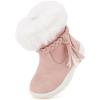 imageBMCiTYBM Baby Snow Boots Infant Boy Girl Winter Boots Nonslip Lightweight Outdoor Warm Shoes for Cold Weather 6 9 12 18 24 MonthsInfantToddlerBpink
