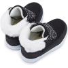 imageBMCiTYBM Kids Snow Boots Boys Girls Toddler Winter Waterproof Shoes Cold Weather Outdoor Lightweight ToddlerLittle KidsBig Kids2ablack