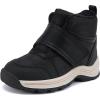 imageBMCiTYBM Toddler Winter Hikking Boots Boys Girls Waterproof Snow Shoes Nonslip Lightweight High Top Outdoor Sneakers for Cold WeatherBlack