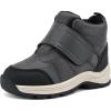 imageBMCiTYBM Toddler Winter Hikking Boots Boys Girls Waterproof Snow Shoes Nonslip Lightweight High Top Outdoor Sneakers for Cold WeatherGrey