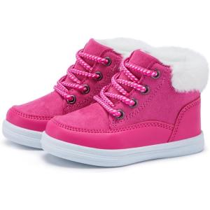 imageBMCiTYBM Kids Snow Boots Boys Girls Toddler Winter Waterproof Shoes Cold Weather Outdoor Lightweight ToddlerLittle KidsBig Kids2arose