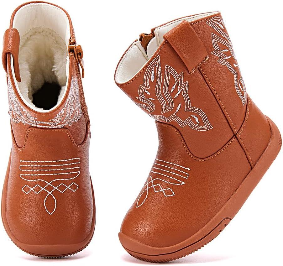 imageBMCiTYBM Baby Girls Boys Boots High Top First Walking Shoes1brown