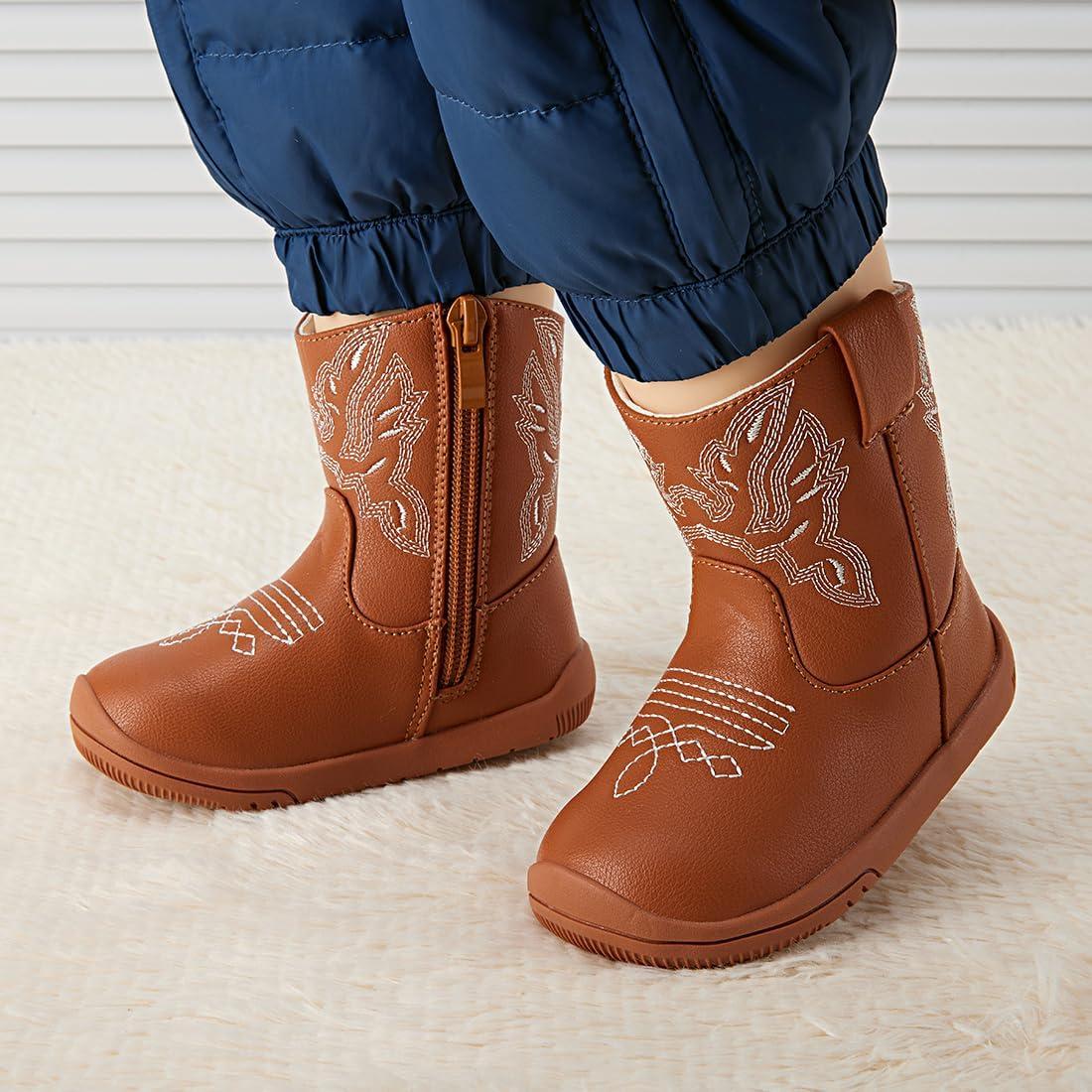imageBMCiTYBM Baby Girls Boys Boots High Top First Walking Shoes1brown