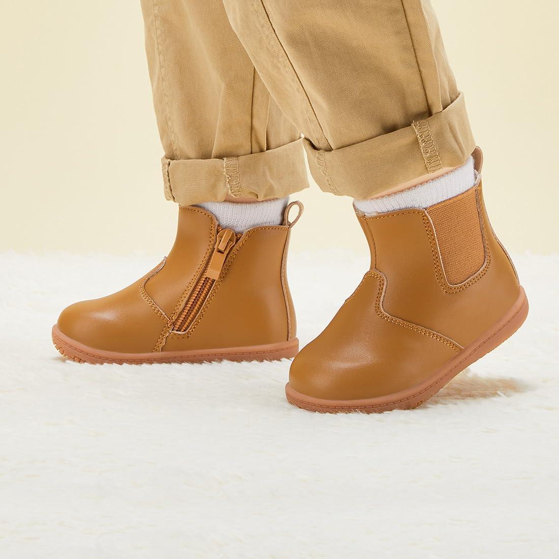 imageBMCiTYBM Baby Girls Boys Boots High Top First Walking Shoes2brown