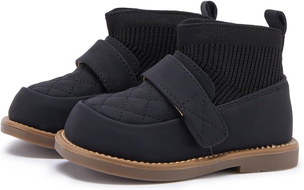 imageBMCiTYBM Baby Girls Boys Boots High Top First Walking Shoes6black
